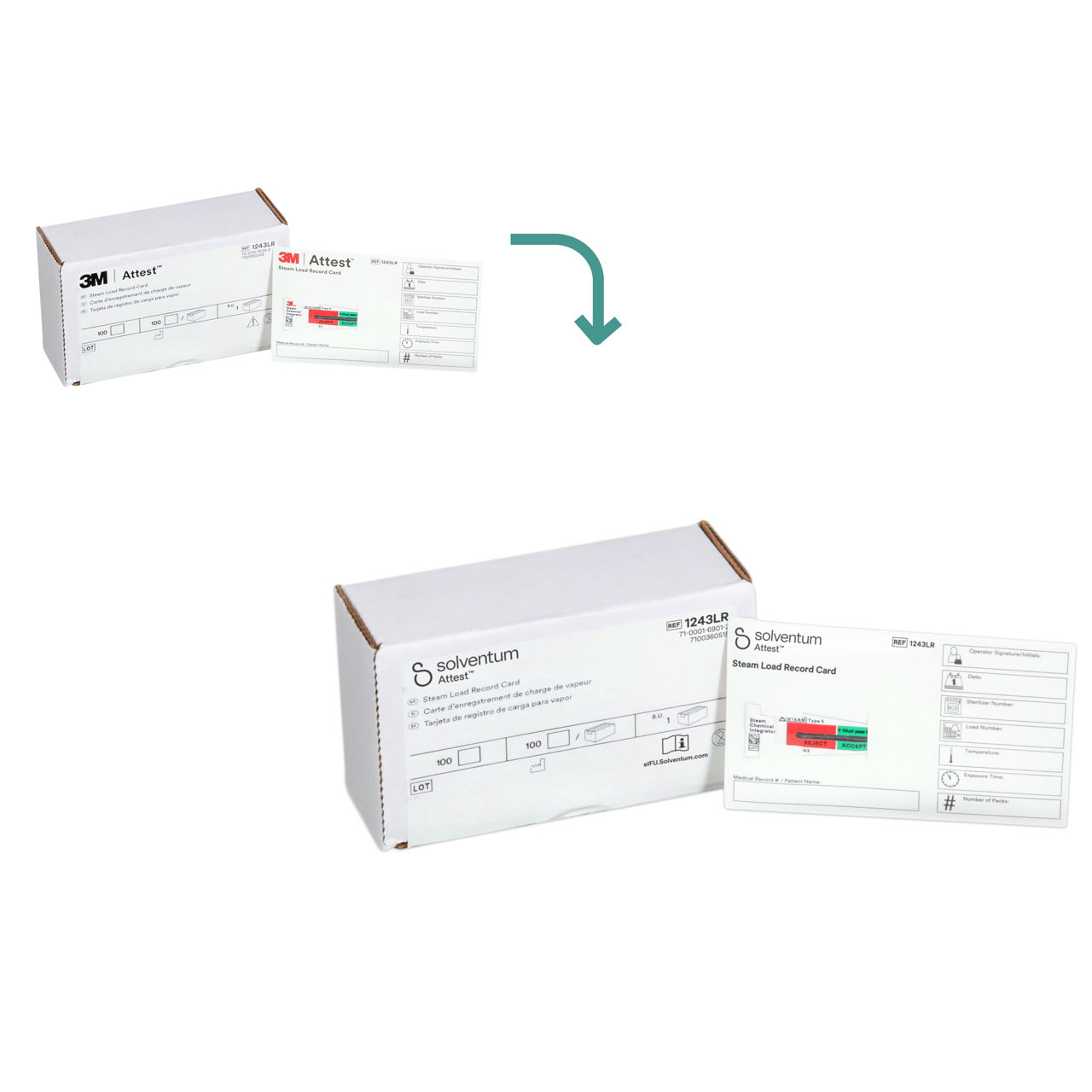 3M™ Attest™ Sterilization Integrator Load Record Cards