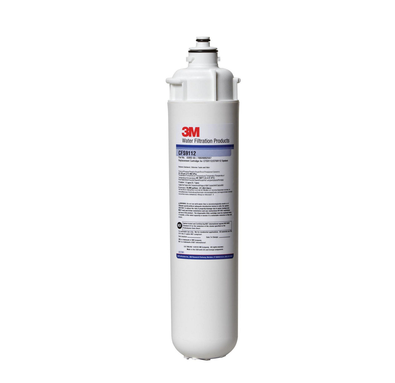 3M™ 9000 Series Replacement Water Filter Cartridge CFS9112, 5631607, 12/Case