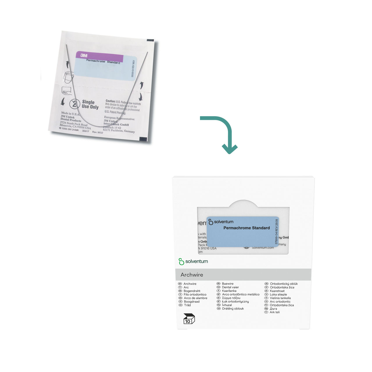 3M™ Unitek™ Permachrome Standard Archwire