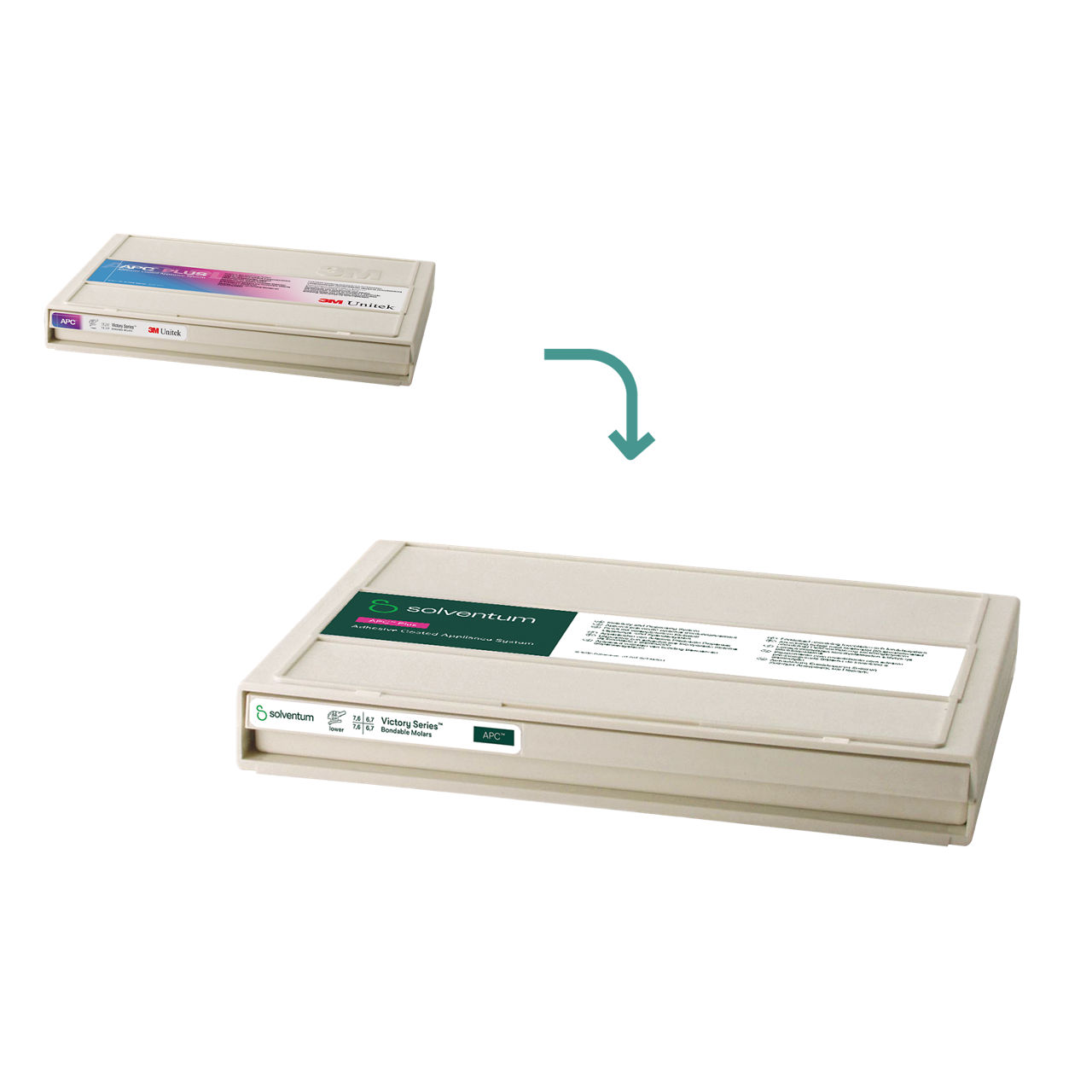 Transition to Solventum™ APC™ Inventory Dispensing System, 2600-014, One Drawer Set, 1 EA - Back, Right, In Packaging (7R1)