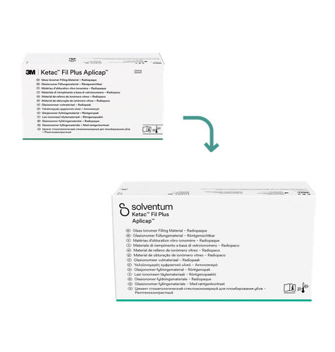 3M™ Ketac™ Fil Plus Aplicap™, Cápsulas Ionómero de Vidrio Restauraciones Estéticas