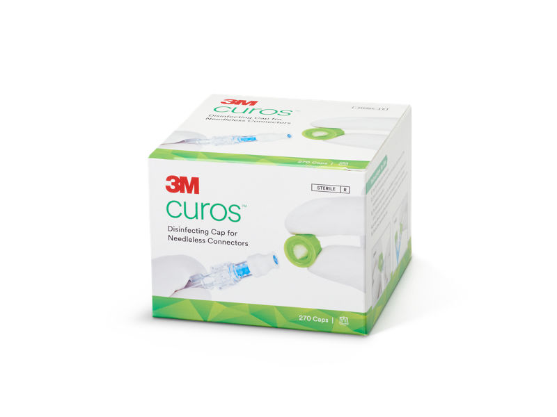 Tampa Protetora 3M™ Curos™ com Álcool para Desinfecção de Conectores Sem Agulha
