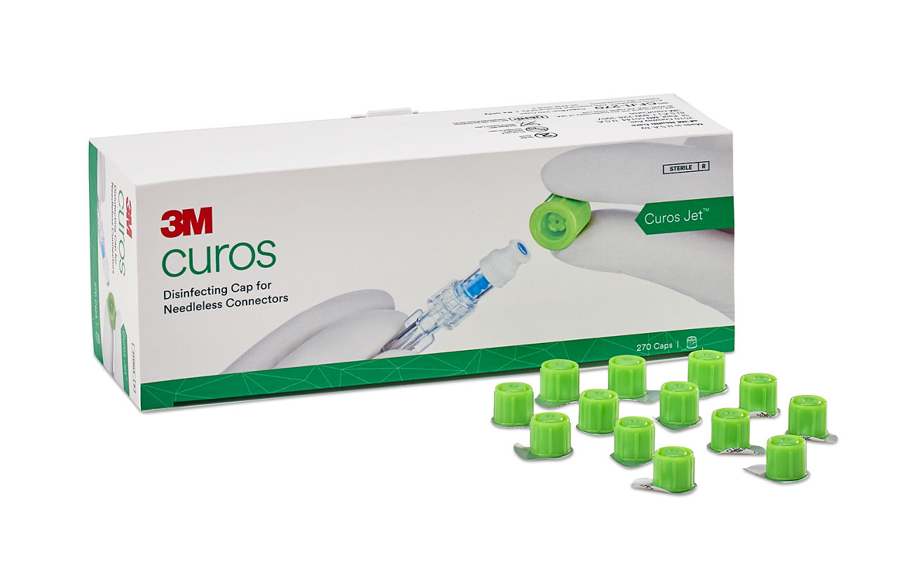 3M™ Curos Jet™ Disinfecting Cap for Needleless Connectors CFJ1-270
