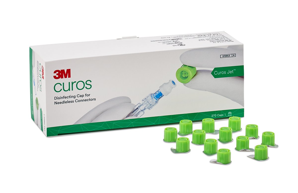 3M Curos Jet Disinfecting Cap, Needleless Connectors