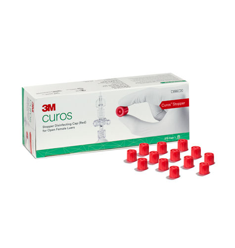 Bouchon désinfectant 3M™ Curos™ Stopper pour connecteurs,robinets, rampes, embouts Luer ouverts femelles