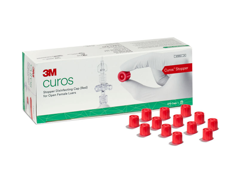 Curos Stopper Desinfektionskappe für offenen weiblichen Luer-Lock-Anschluss