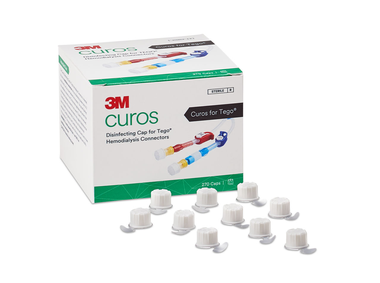 3M™ Curos™ Desinfektiokorkki Tego®-hemodialyysiliittimiin
