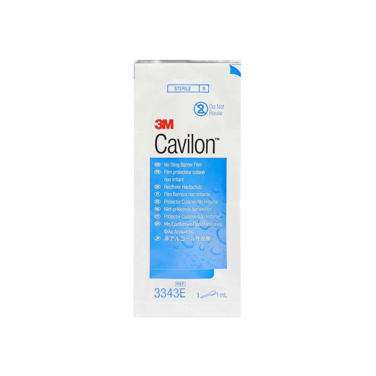 3M™ Cavilon™ Niet Prikkende Barrièrefilm, 3343P, 1 ml Swabs, 5 stuks/doos