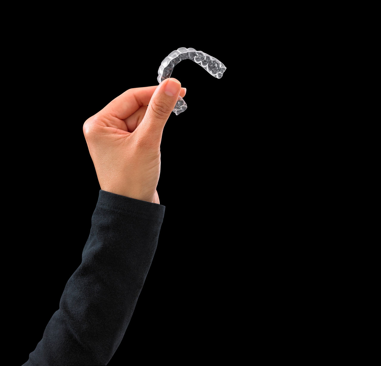 Clarity Aligner_Hand_Black