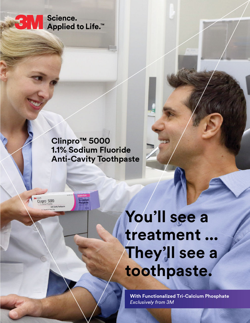 Clinpro™ 5000 1.1% Anti-Cavity Toothpaste You'll See a Treatment