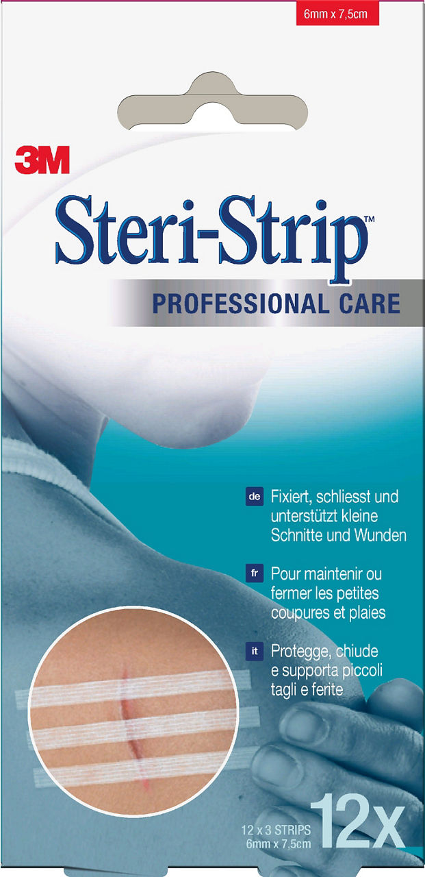 3M™ Steri-Strip™ Reinforced Skin Closures Europe 12/Carton 20Cartons/case R1541-12