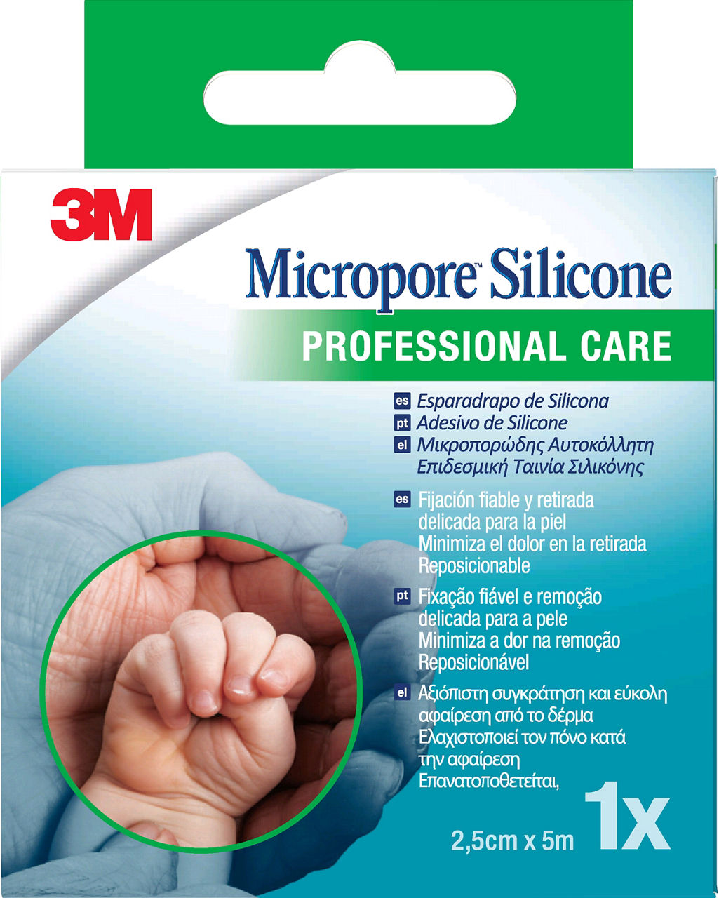 2775IP-1 MICROPORE S 2.5CMX5M 12 RLS/CAR