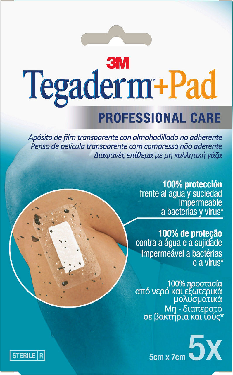 Curativo Transparente com Almofada Não Aderente Tegaderm™ Pad