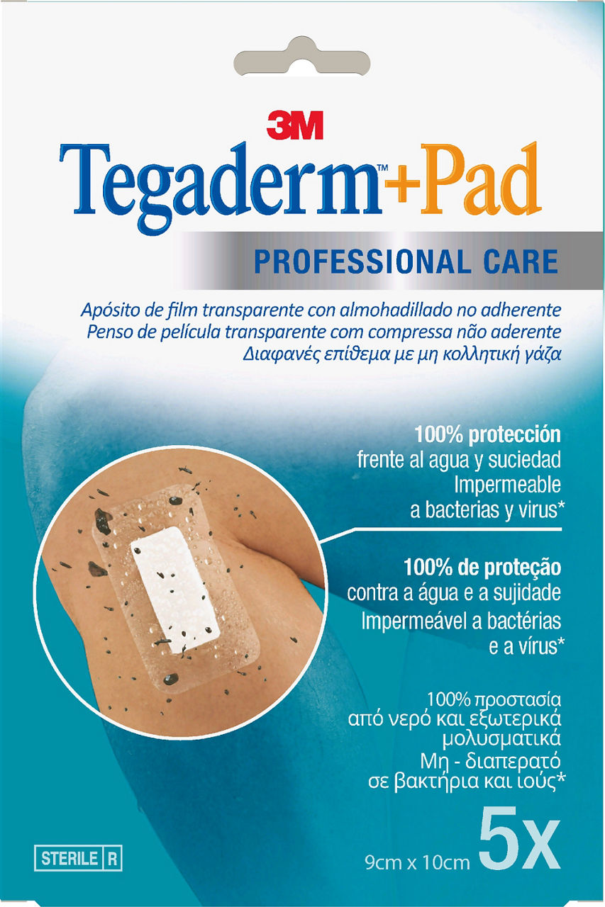 Curativo Transparente com Almofada Não Aderente Tegaderm™ Pad