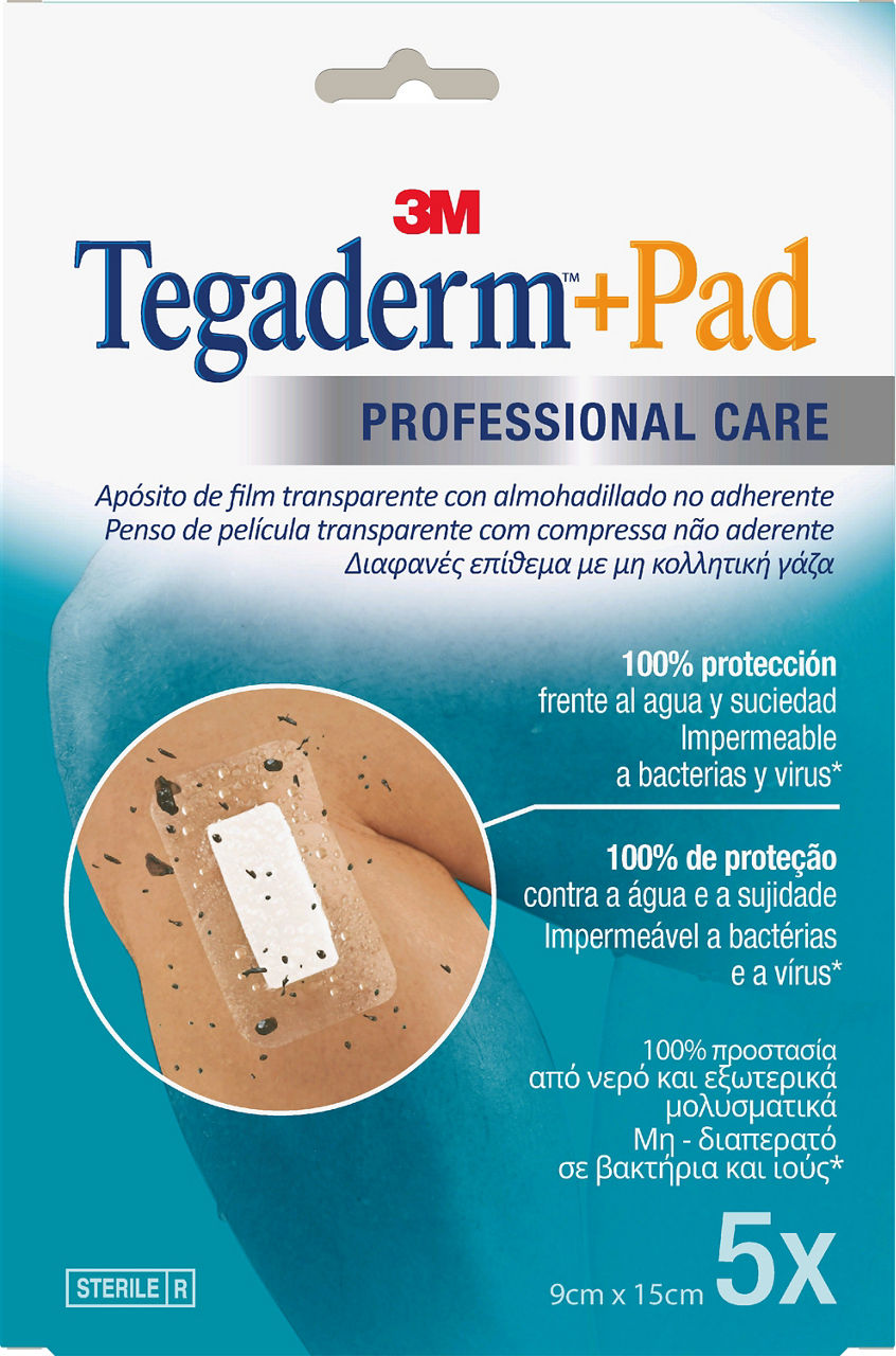Curativo Transparente com Almofada Não Aderente Tegaderm™ Pad