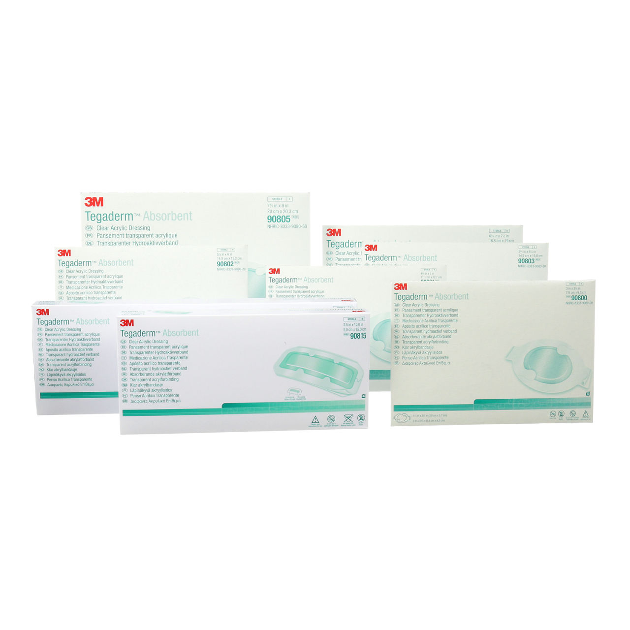 3M™ Tegaderm™ Absorbent Clear Acrylic Dressing (9080X)