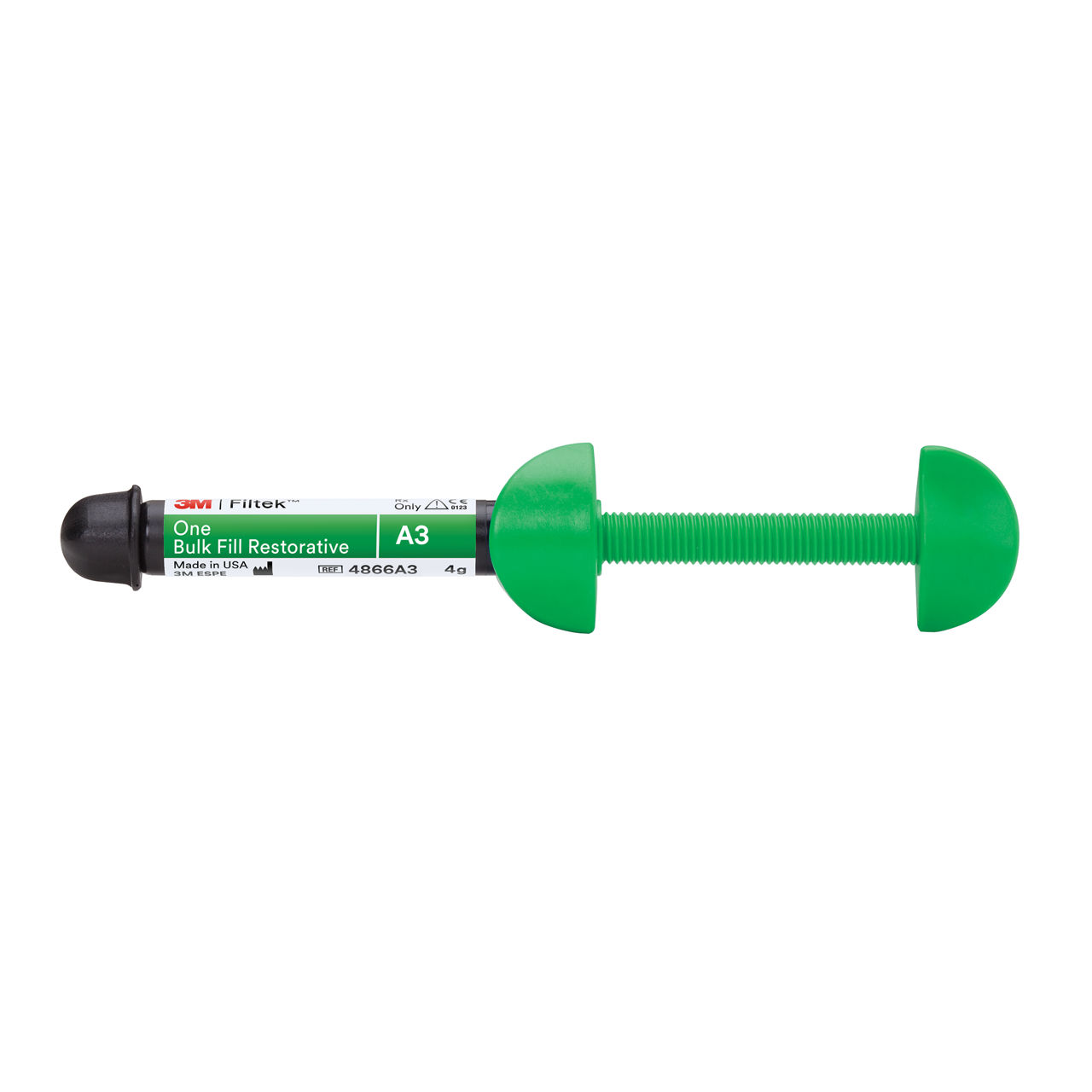3M™ Filtek™ One Bulk Fill Restorative, 4866A3, 1 - 4g Syringe, A3