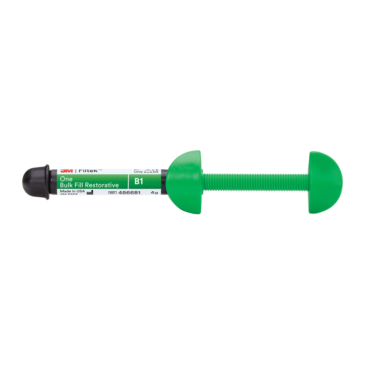 3M™ Filtek™ One Bulk Fill Restorative, 4866B1, 1 - 4g Syringe, B1
