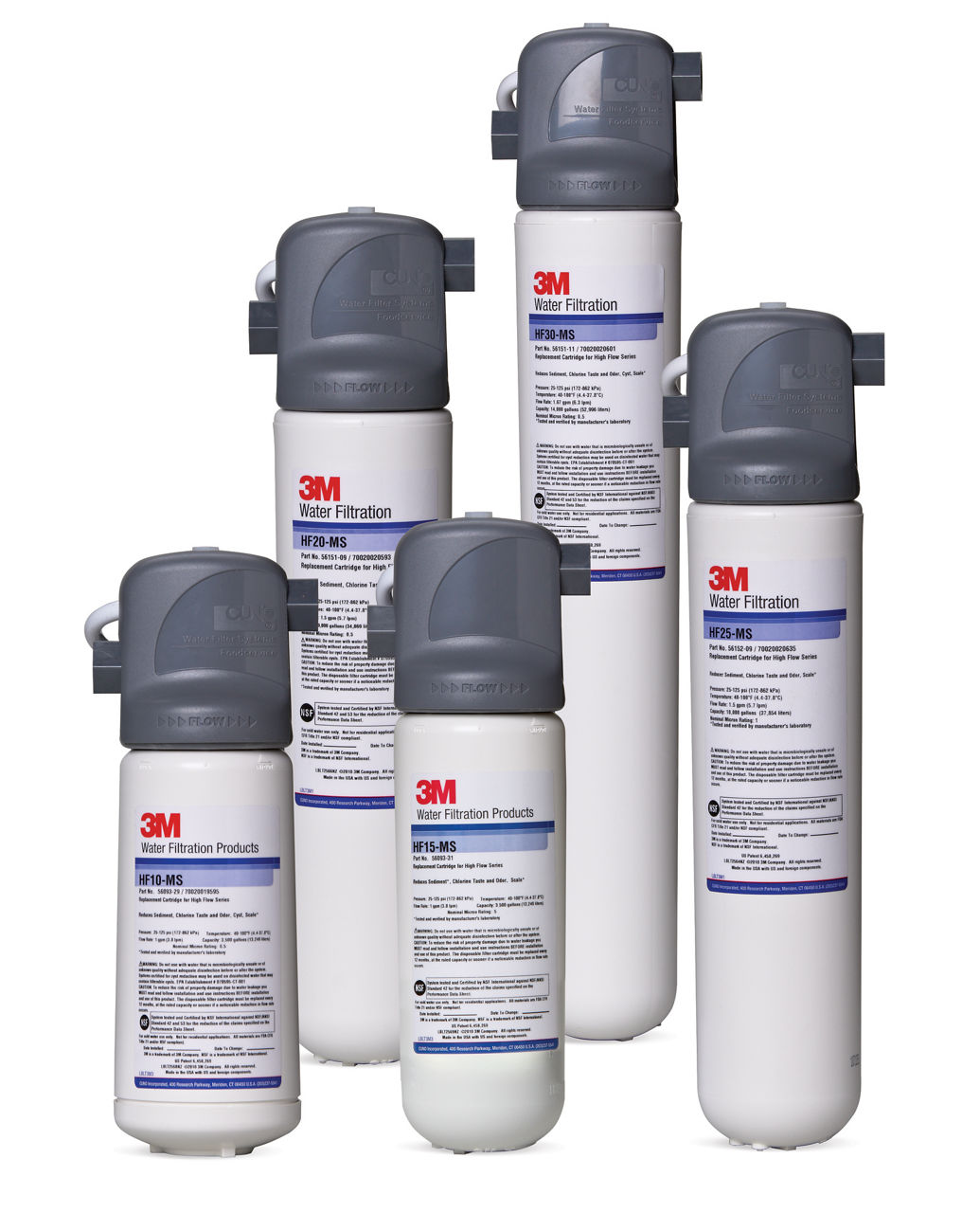 3M™ High Flow Series System for Brewed Coffee & Hot Tea Applications featuring Valve-in-Head Design, Model BREW115-MS