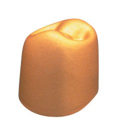 3M™ Gold Anodized Temporary Bicuspid Crowns, 940540, Lower Right FirstBicuspid, Size 0, 5 Crowns