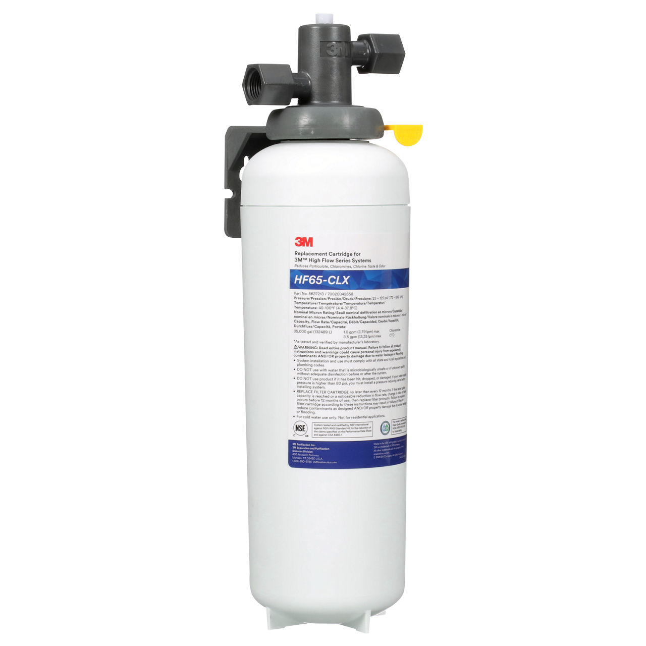 3M™ High Flow CLX Water Filtration system and cartridges, HF165-CLX