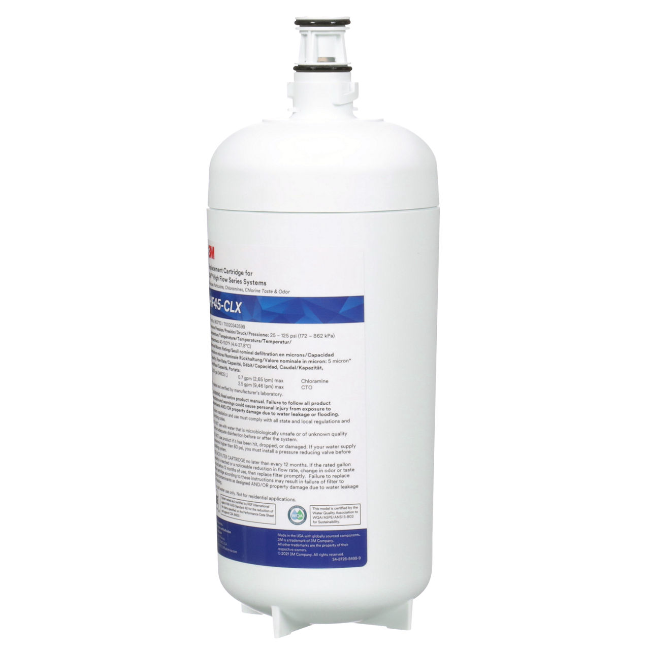 3M™ High Flow CLX Water Filtration system and cartridges, HF45-CLX