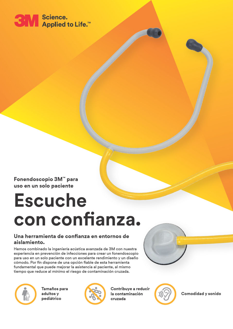 Hoja de venta de estetoscopio para un solo paciente Littmann