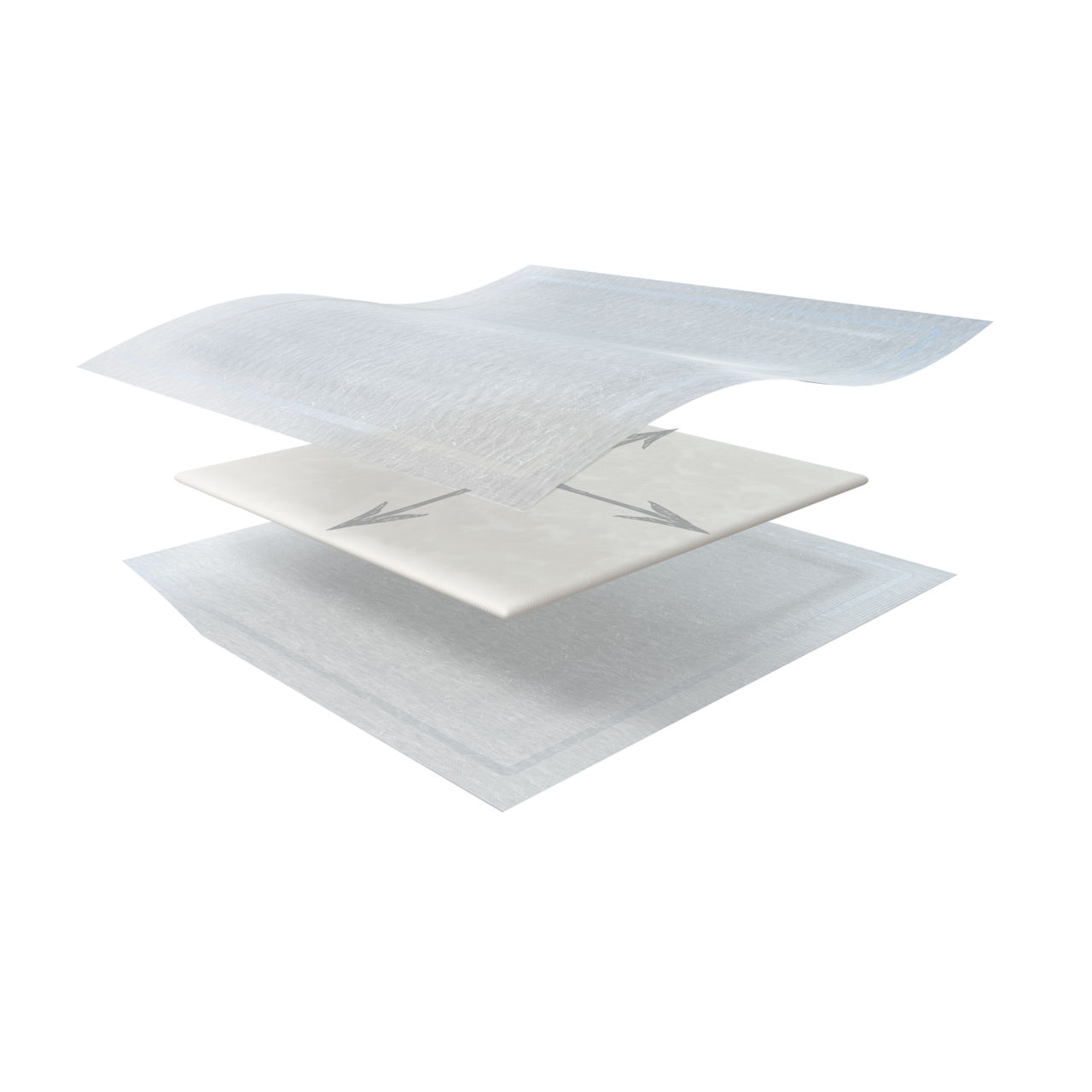 3M™ Kerramax Care™ Super-Absorbent Non-Adhesive Dressing, PRD500-120, 4in x 9 in (10 cm x 22 cm), 10/CAR, 70 CAR/CS, 700/CS