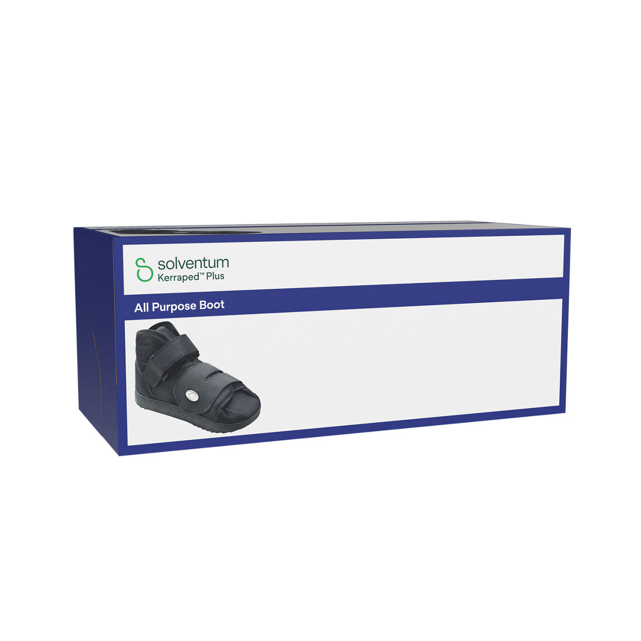 Solventum™ Kerraped™ Plus All-purpose Boot, KPP2, Medium (7-8), 1/CAR,12 CAR/CS, 12/CS - Front, Left, In Packaging (1L1)