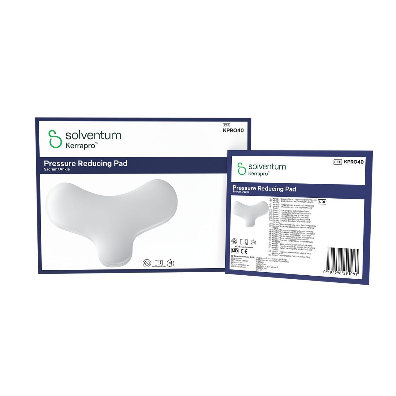 Solventum™ Kerrapro™ Pressure Reducing Pad, KPRO40, Sacrum/Ankle, 1/CAR