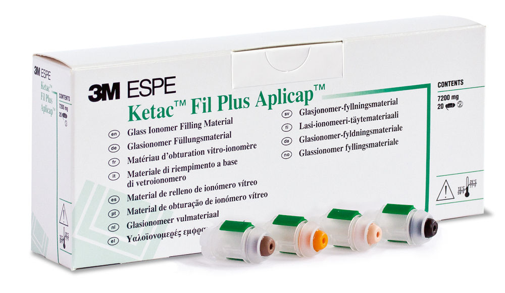 Ketac Fil Plus Aplicap Pack with Aplicaps in 4 different Shades