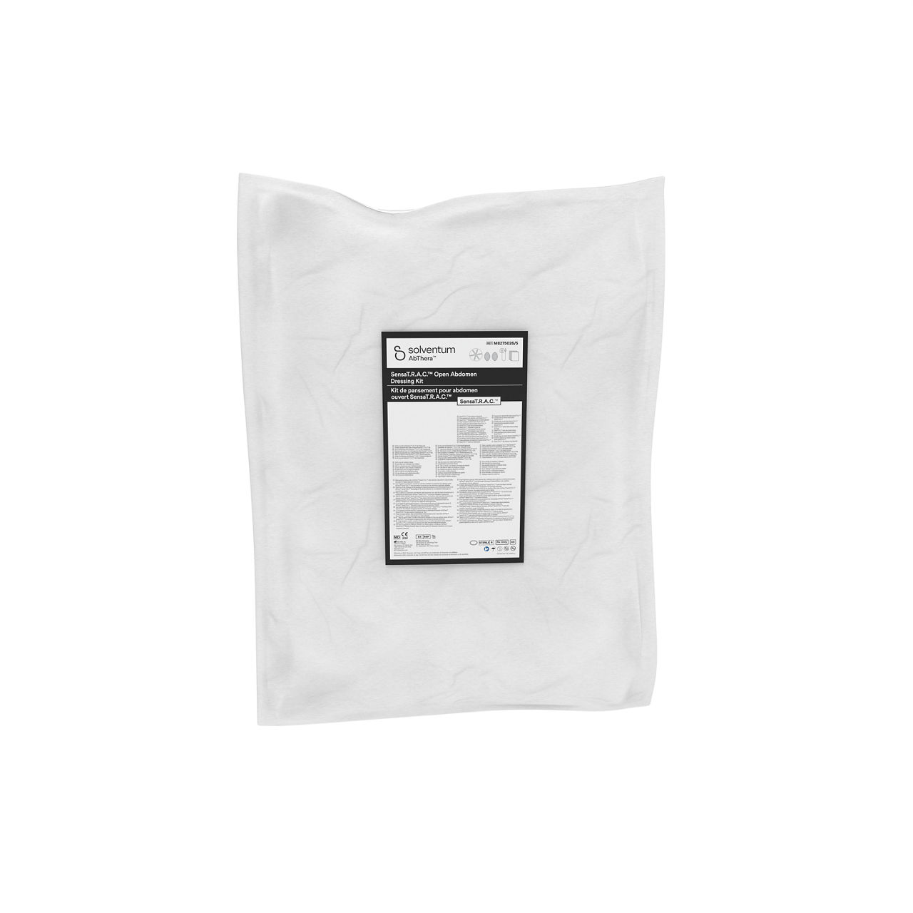 Solventum™ AbThera™ SensaT.R.A.C.™ Open Abdomen Dressing Kit, M8275026/5, Sterile, 5/CAR - Front, Center, In Packaging (1C1)