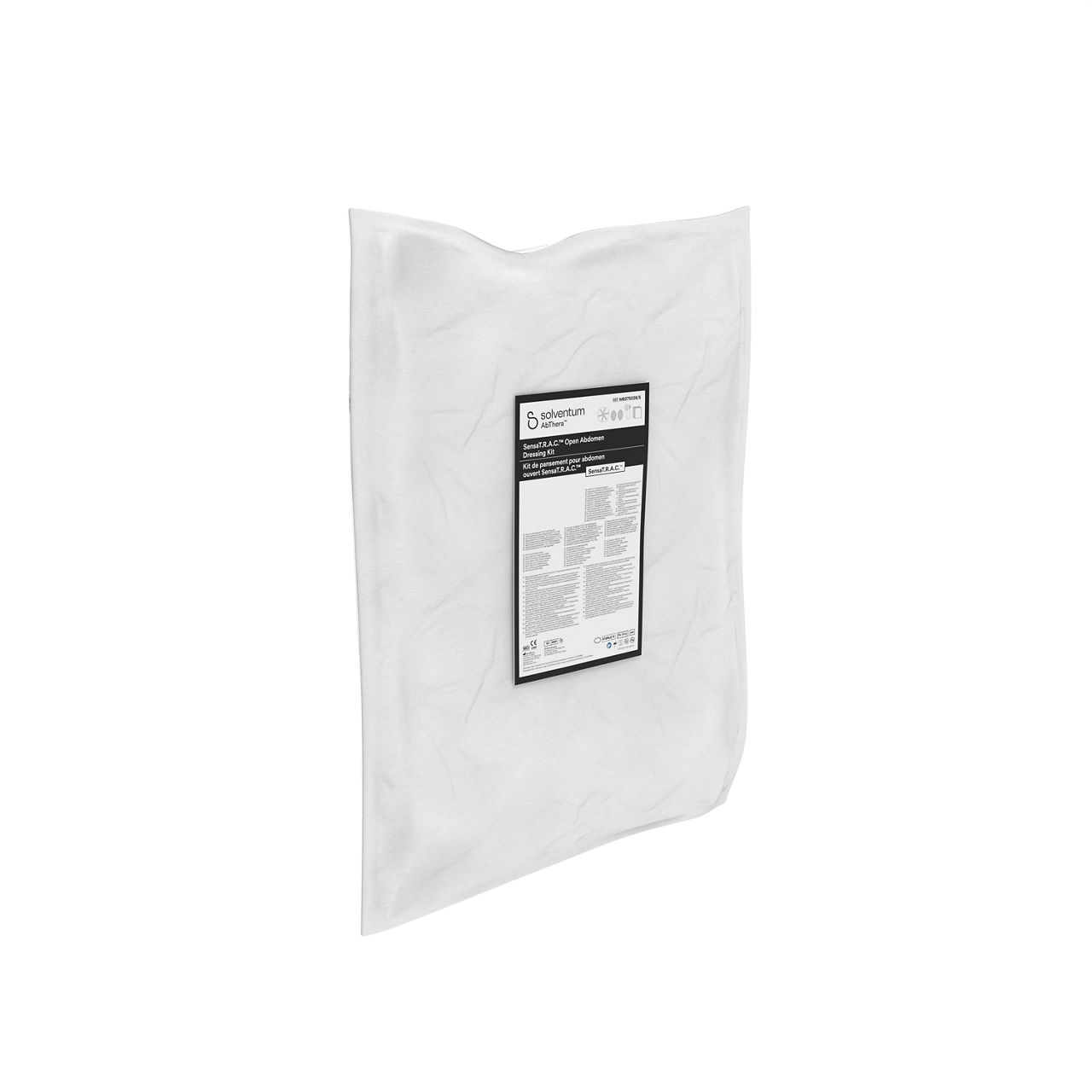 Solventum™ AbThera™ SensaT.R.A.C.™ Open Abdomen Dressing Kit, M8275026/5, Sterile, 5/CAR - Front, Left, In Packaging (1L1)