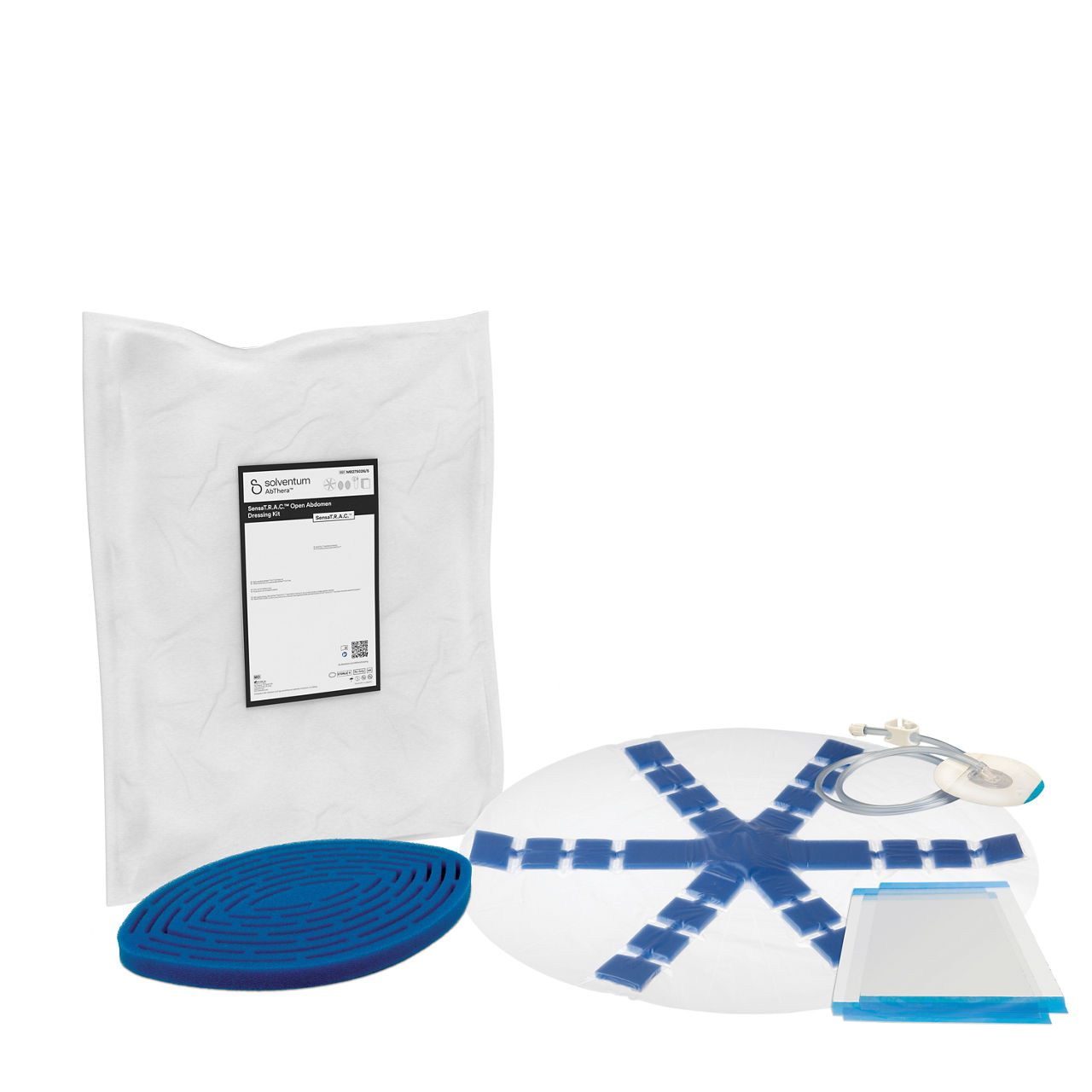 Solventum™ AbThera™ SensaT.R.A.C.™ Open Abdomen Dressing Kit, M8275026/5, Sterile, 5/CAR
