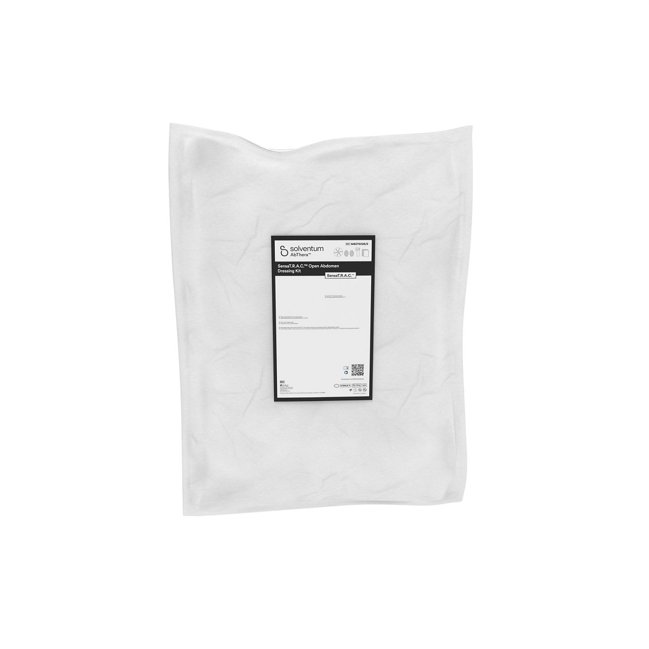 Solventum™ AbThera™ SensaT.R.A.C.™ Open Abdomen Dressing Kit, M8275026/5, Sterile, 5/CAR - Front, Center, In Packaging (1C1)