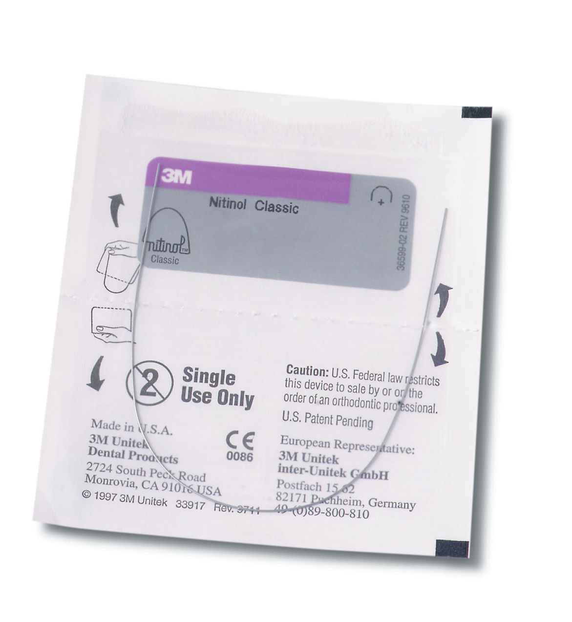 3M™ Nitinol CL OFII Square, 4296-408