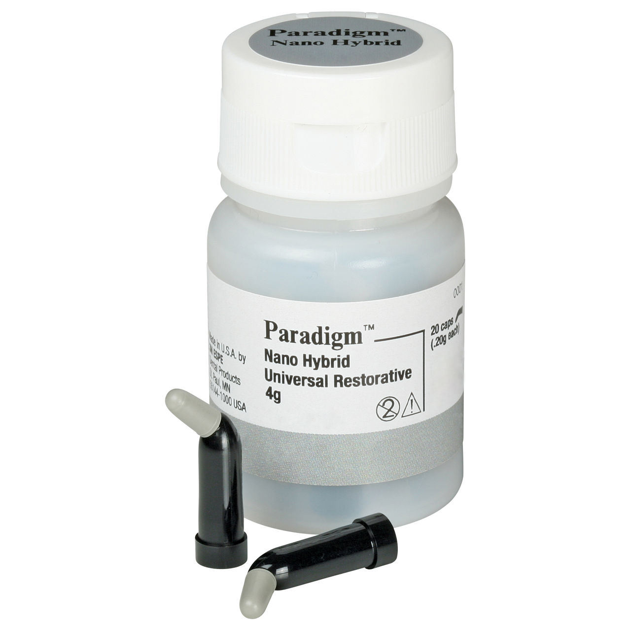 Matériau de restauration nanohybride universel Paradigm™ 3M™, 1481OA2,teinte A2 opaque, 20 capsules de 0,2g