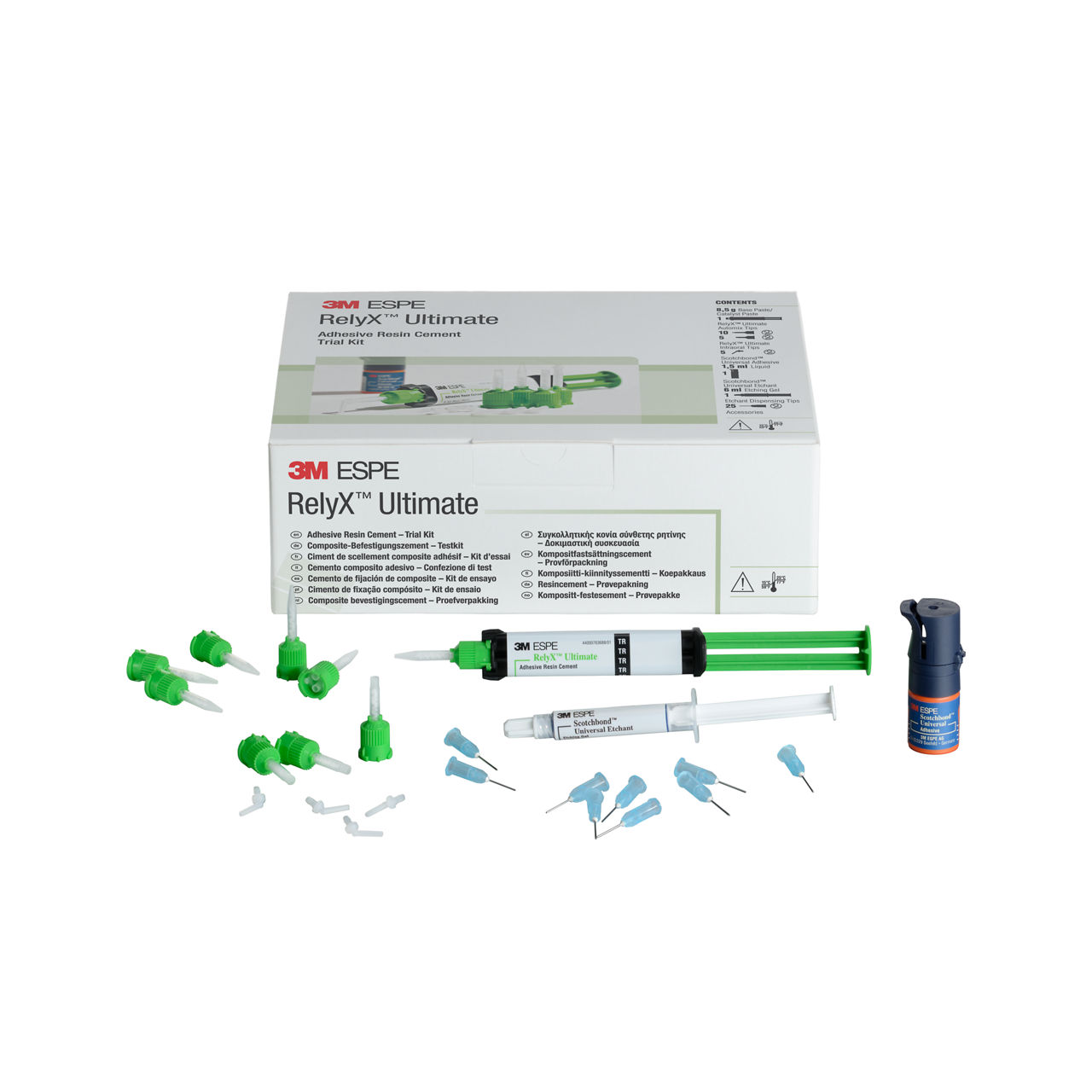 3M™ RelyX™ Ultimate 56892, Composite de collage, coffret d'essai, teinteTranslucide