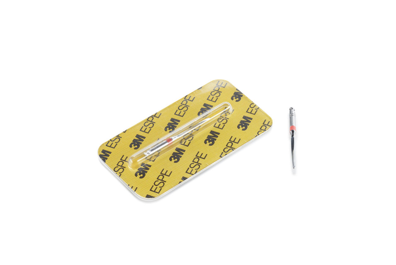 3M™ リライエックス™ ファイバーポスト ドリル, 56865, サイズ2 赤, 1 本/箱