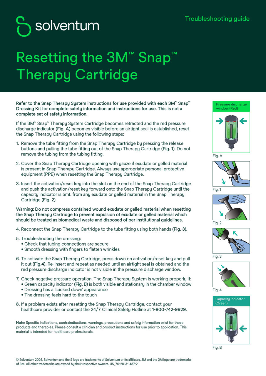 Snap Therapy cartridge reset guide cover preview
