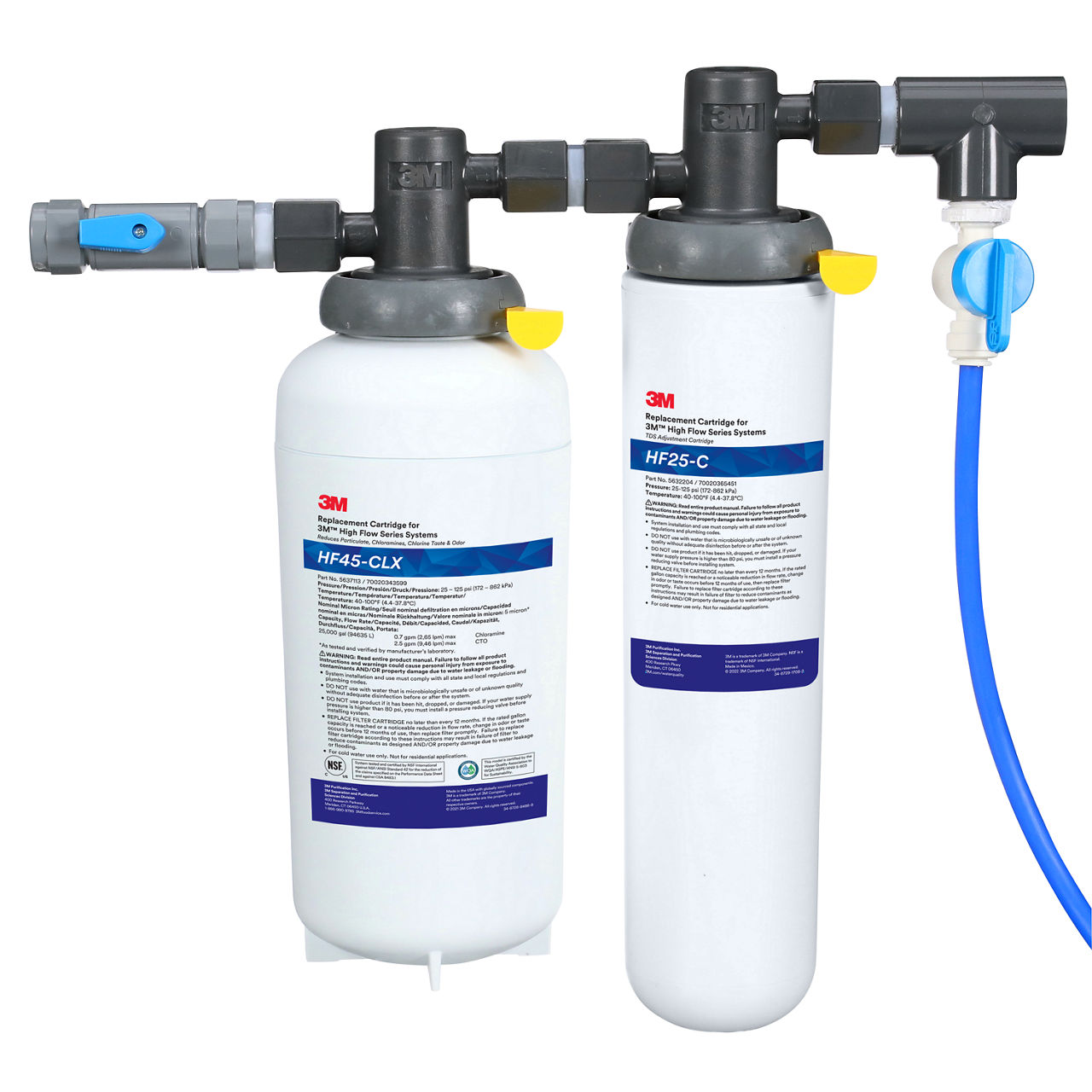 3M™ High Flow Series Filter System STM25-C-CLX, 5639801, For Cold Beverage Applications, 5 um NOM