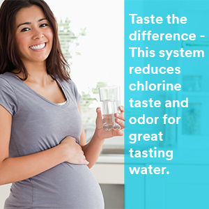 Water Filtration System Chlorine Reduction Message