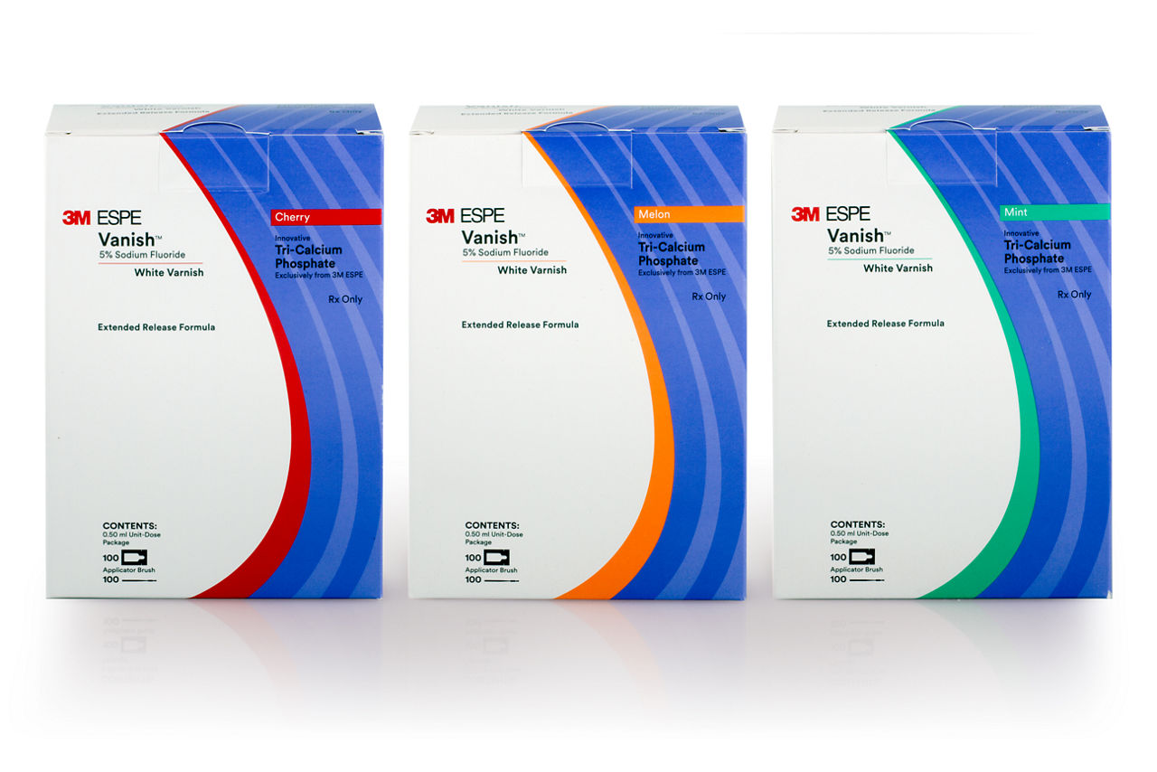 3M™ Vanish™ 5% Sodium Fluoride White Varnish, 12100 Series