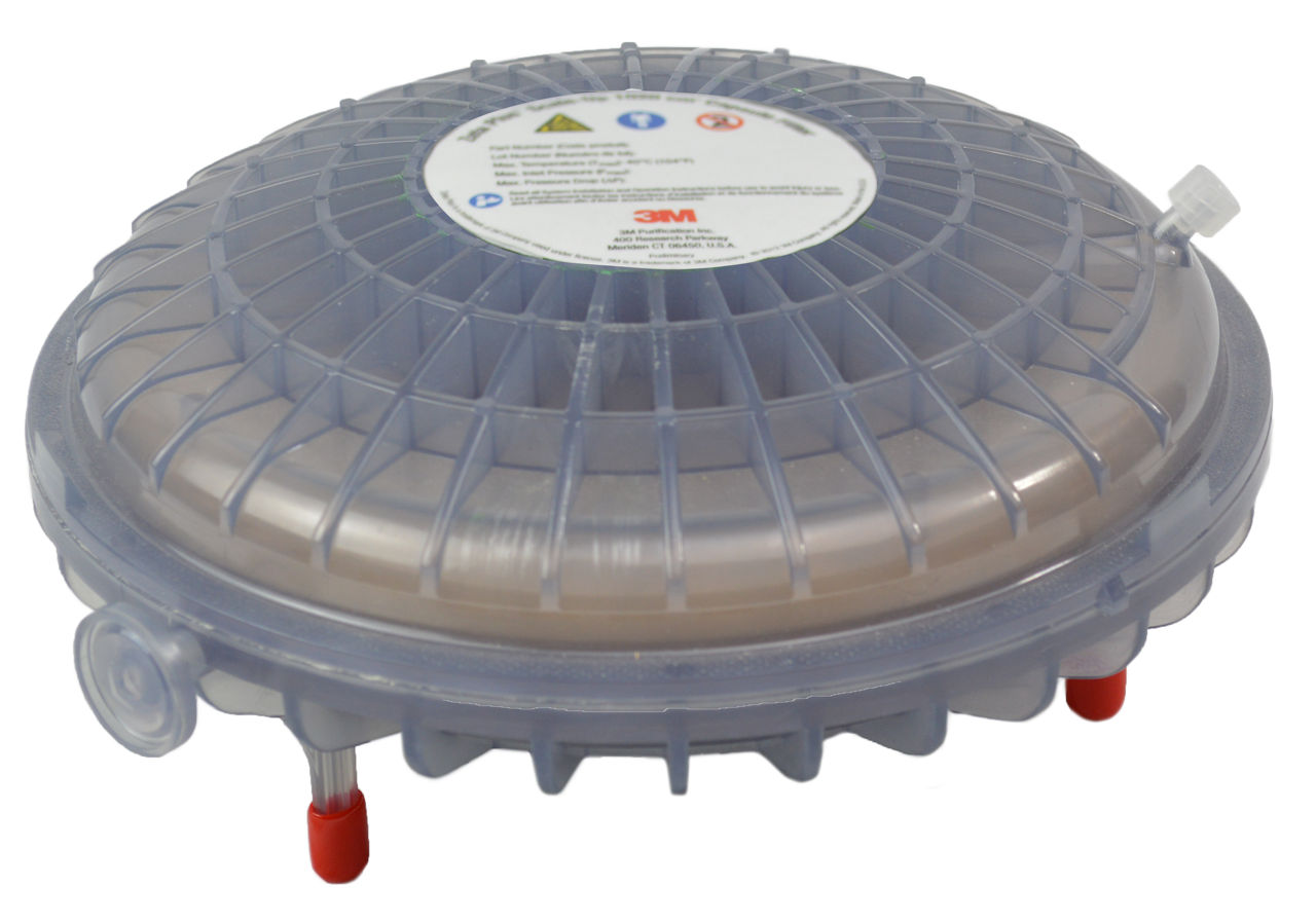 3M™ Zeta Plus™ Encapsulated System Scale-Up Filter Capsule E0170FSA120ZB08A, 170 sq cm, 1/Case