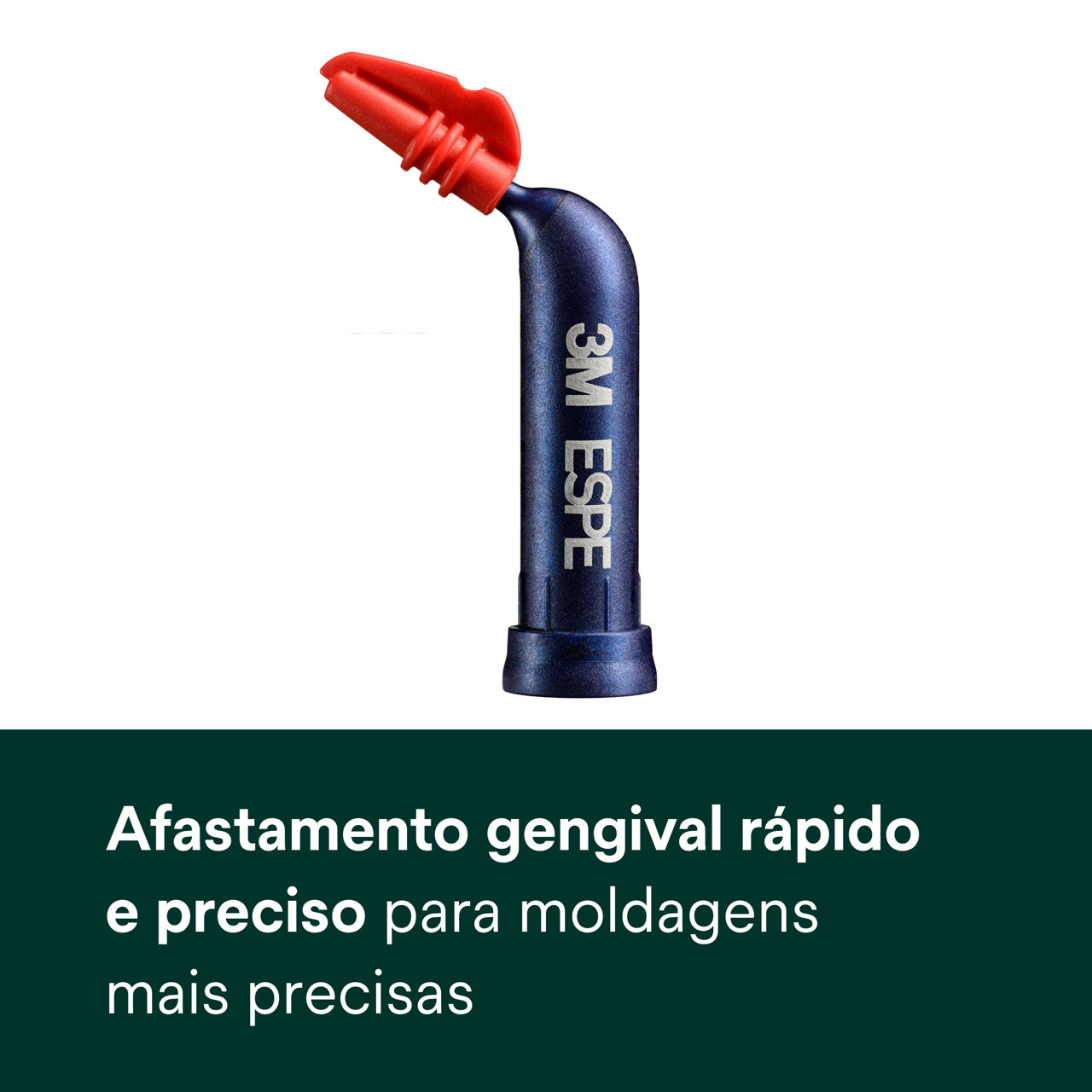 (1) Pasta de retracción astringente: Retracción gingival rápida y precisa
