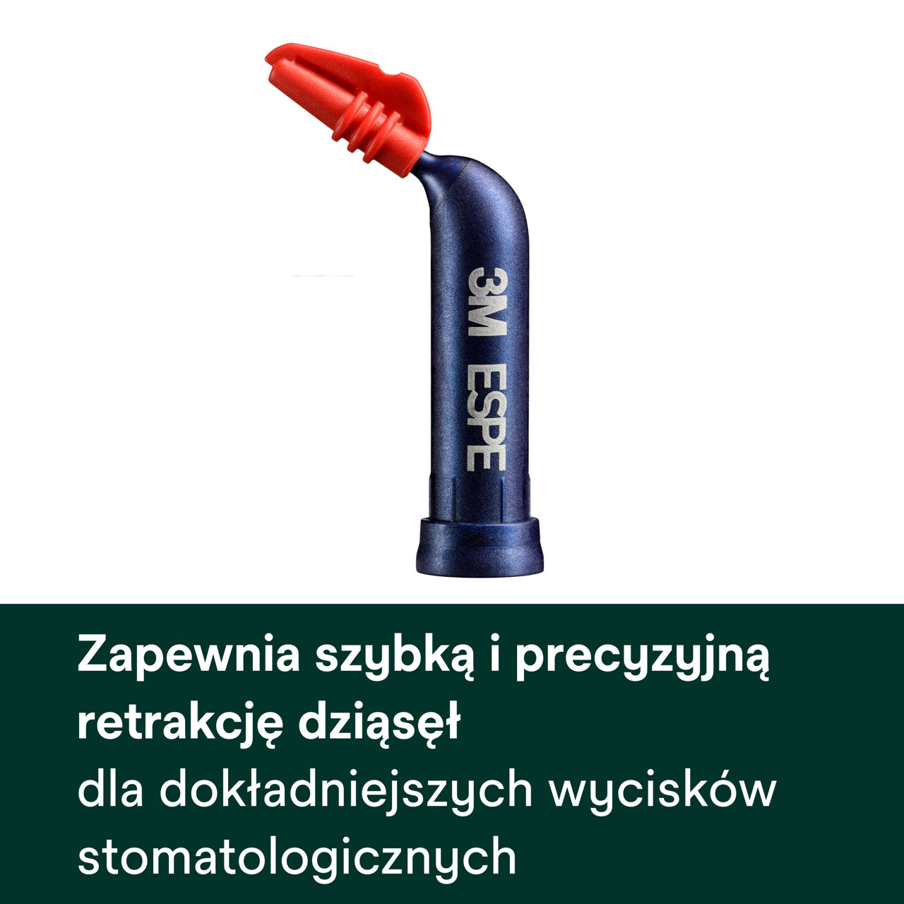 (1) Astringent - Pasta retrakcyjna: Zapewnia szybką i precyzyjną retrakcję dziąsęł