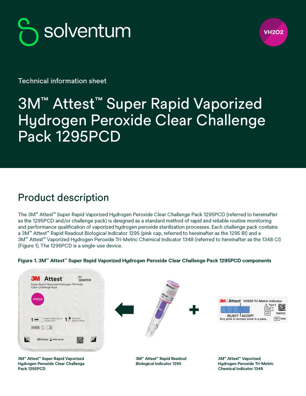 3M™ Attest™ 1295PCD Technical information sheet