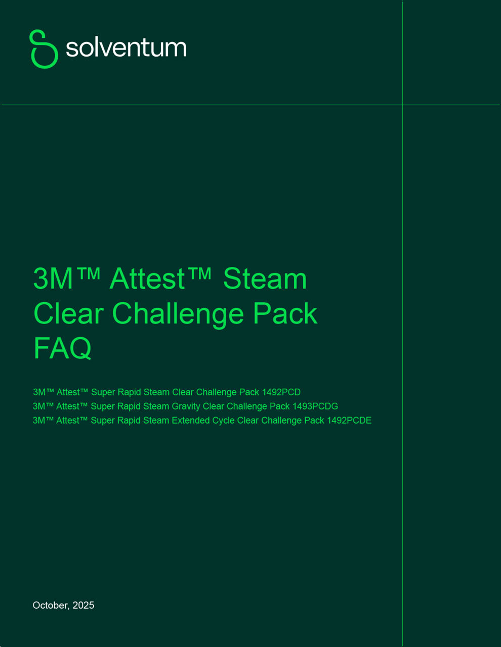 Attest™ Steam Clear Challenge Pack FAQ, EN GBL