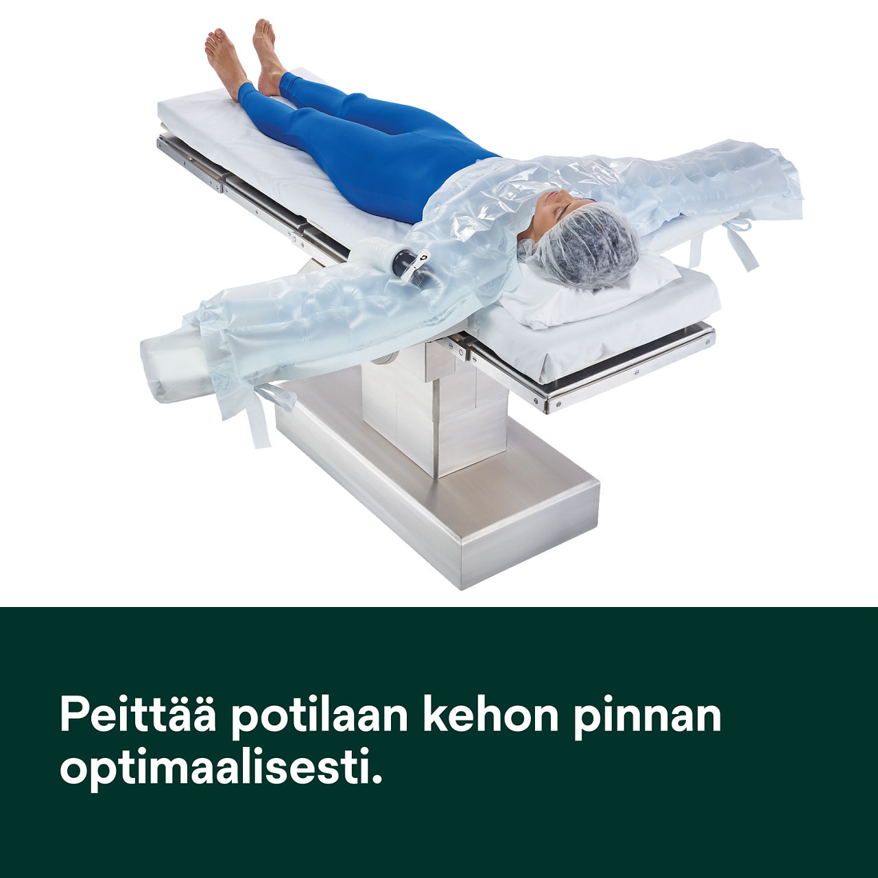 4 - Bair Hugger -lämpöpeite 622: Tarjoaa optimaalisen potilaan kehon pinnan peiton