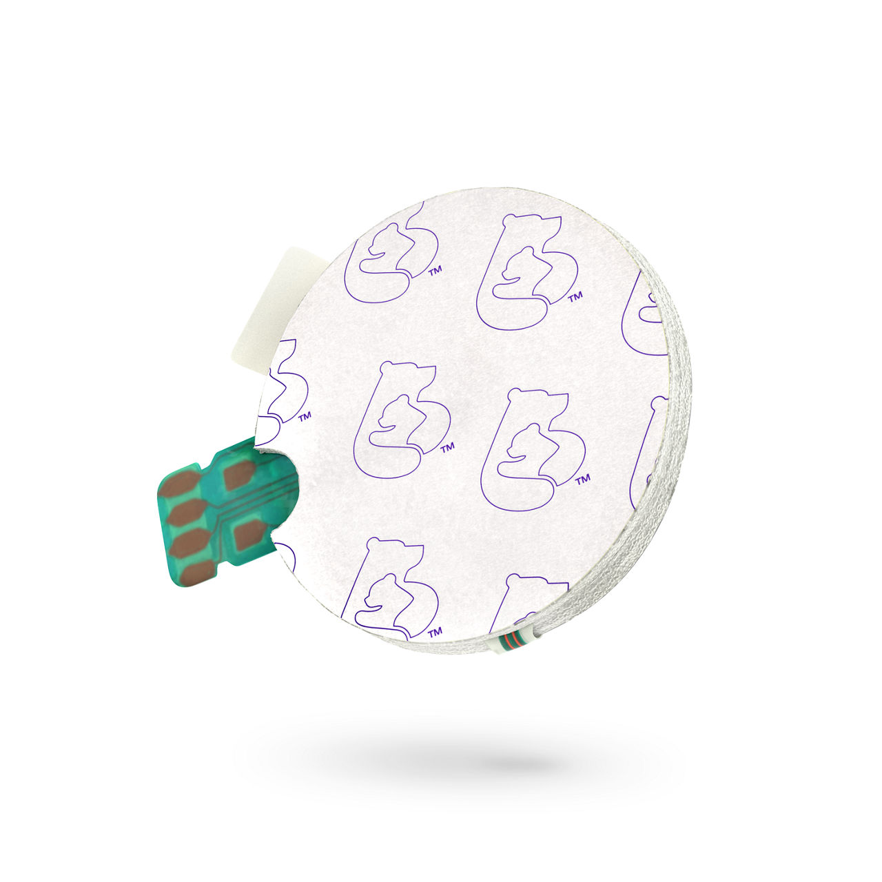 3M™ Bair Hugger™ Temperature Monitoring Patient Sensor, 36000 product render - in action